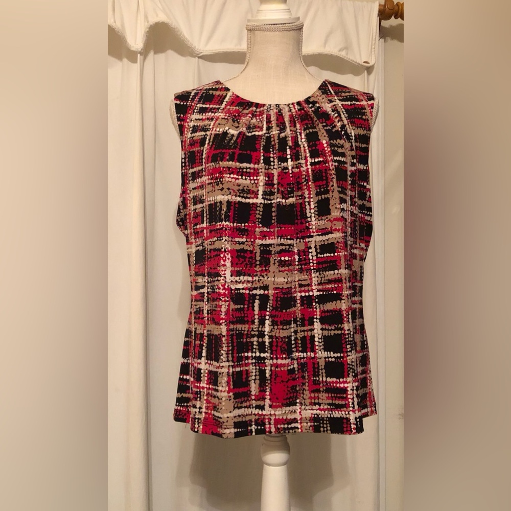 Calvin Klein Multicolored Business Blouse size Large
